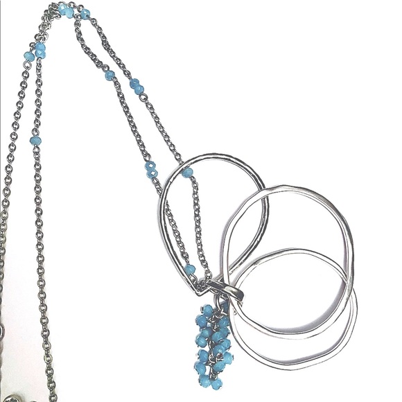 Chico’s Silver Beaded Necklace - Picture 5 of 5